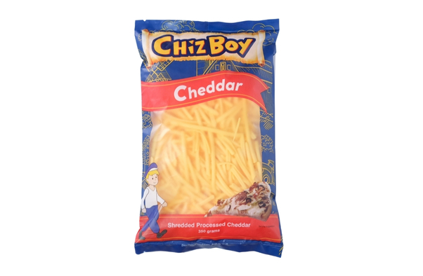 Chizboy Shredded Processed Cheddar